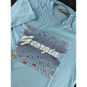 Vintage 1987 Georgia T Shirt Screen Stars USA Graphic Single Stitch